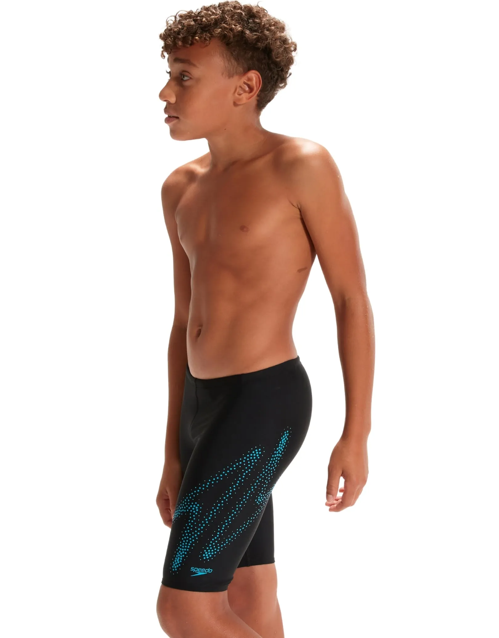 Speedo Boys Hyperboom Placement Jammer - Black/Blue