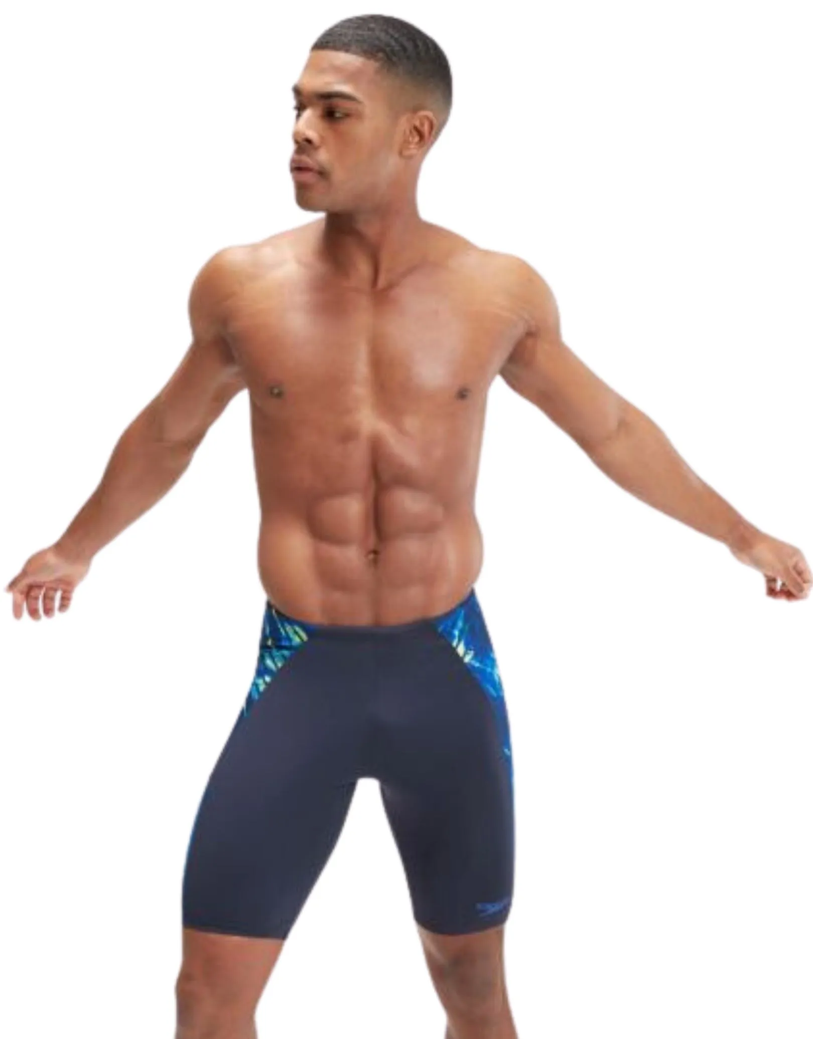 Speedo Eco Endurance Plus Splice Swim Jammer - Navy/Blue