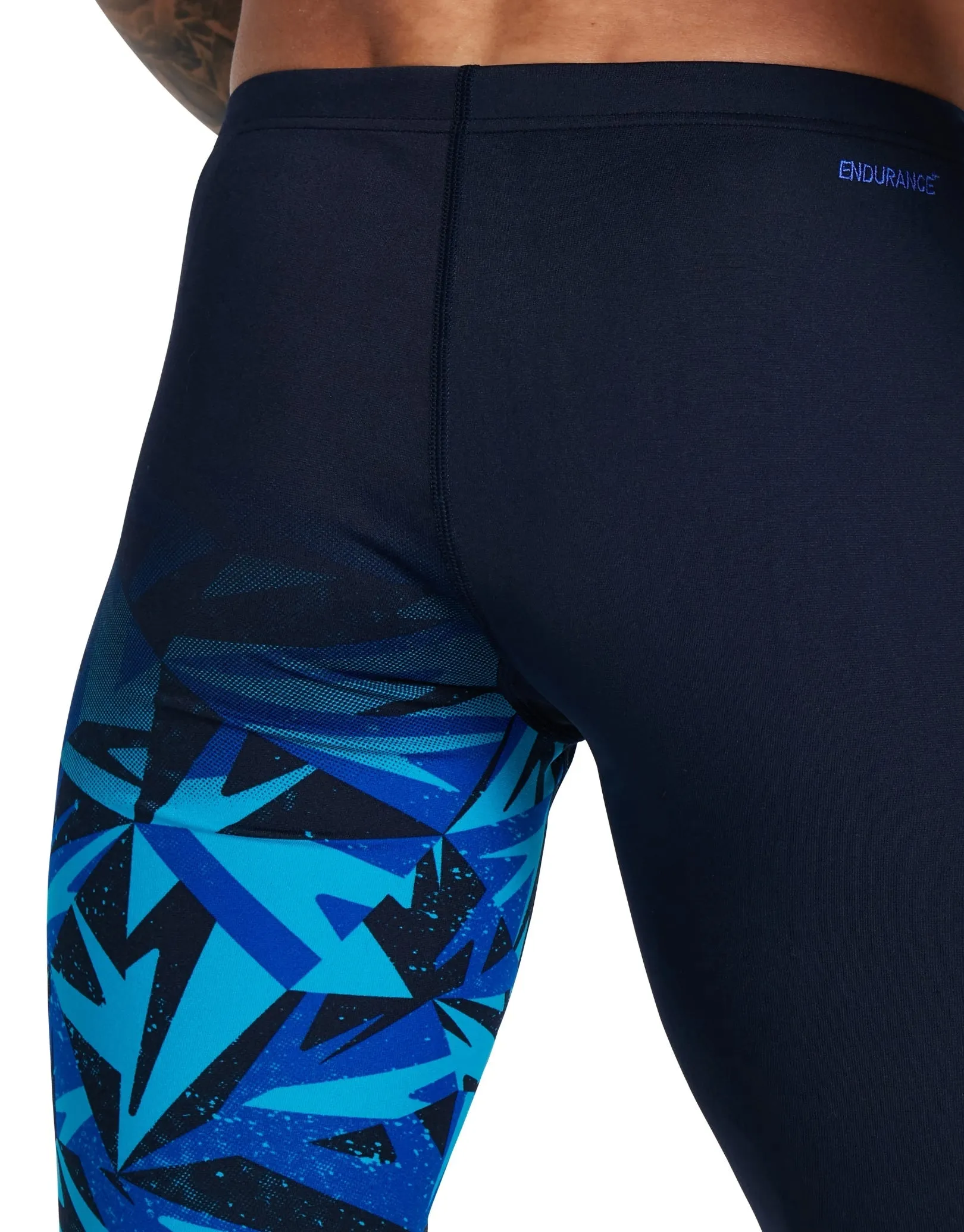 Speedo Hyperboom Placement V-Cut Swim Jammer - Black/Blue