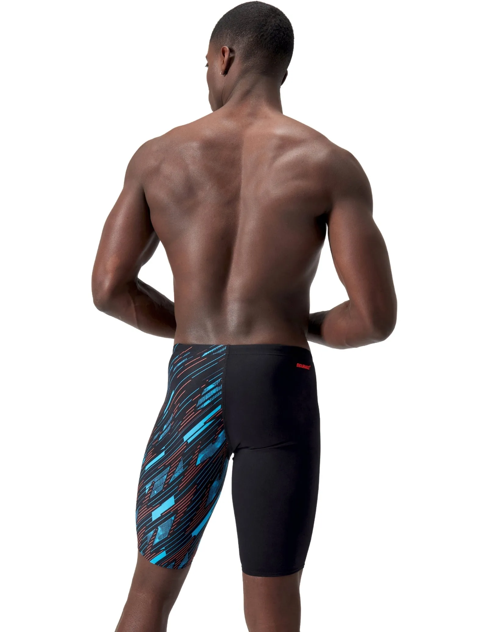 Speedo Hyperboom V-Cut Swim Jammer - Black/Blue