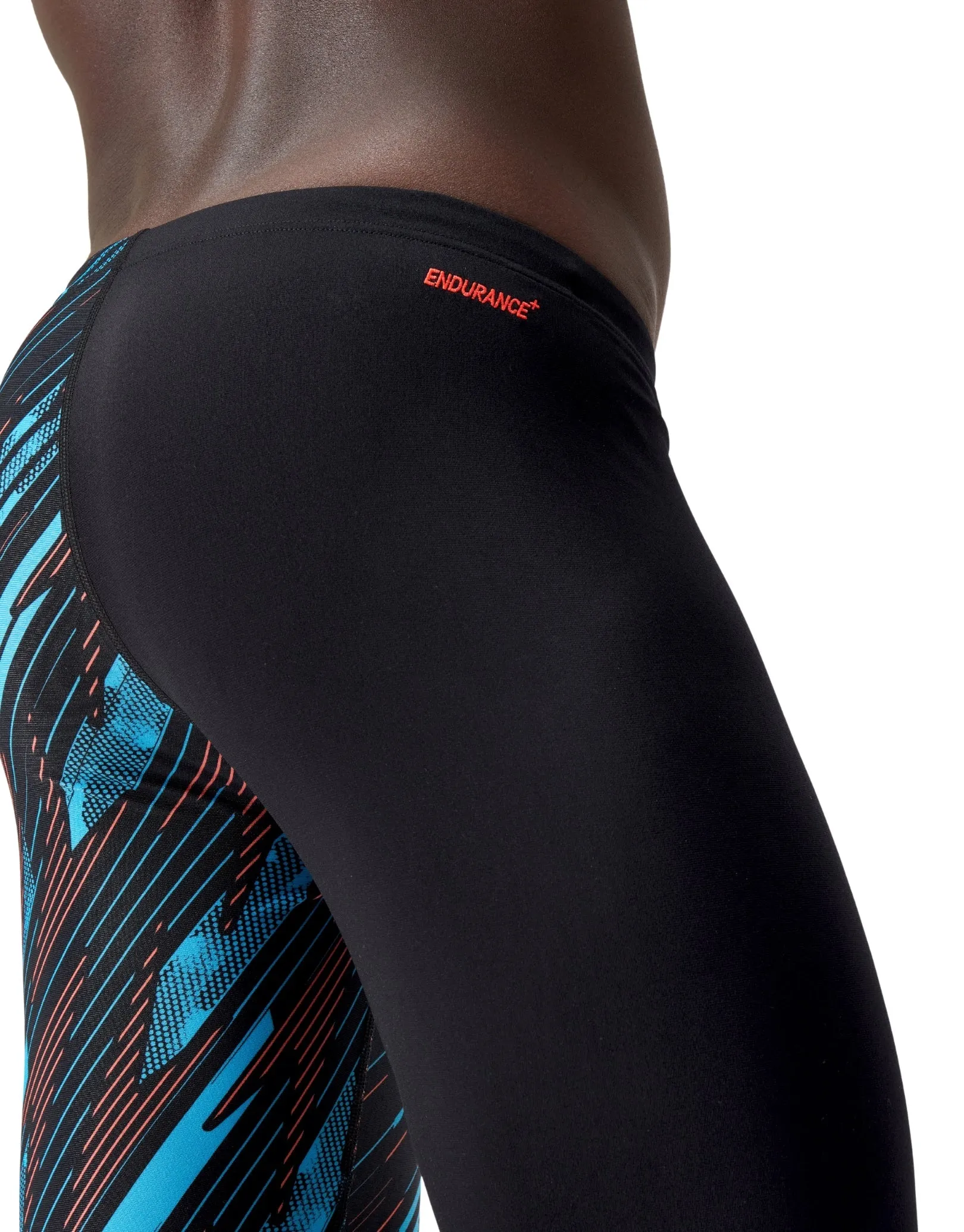 Speedo Hyperboom V-Cut Swim Jammer - Black/Blue