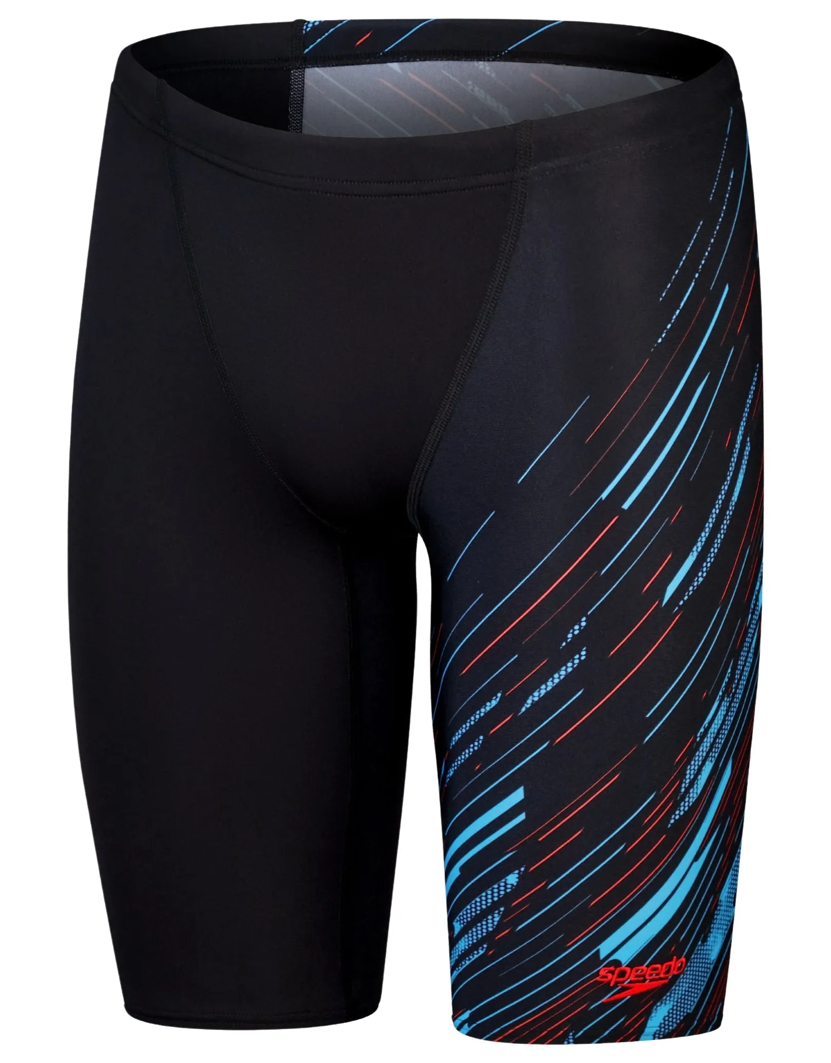 Speedo Hyperboom V-Cut Swim Jammer - Black/Blue