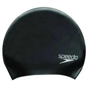 Speedo Long Hair Swimming Cap (Black)