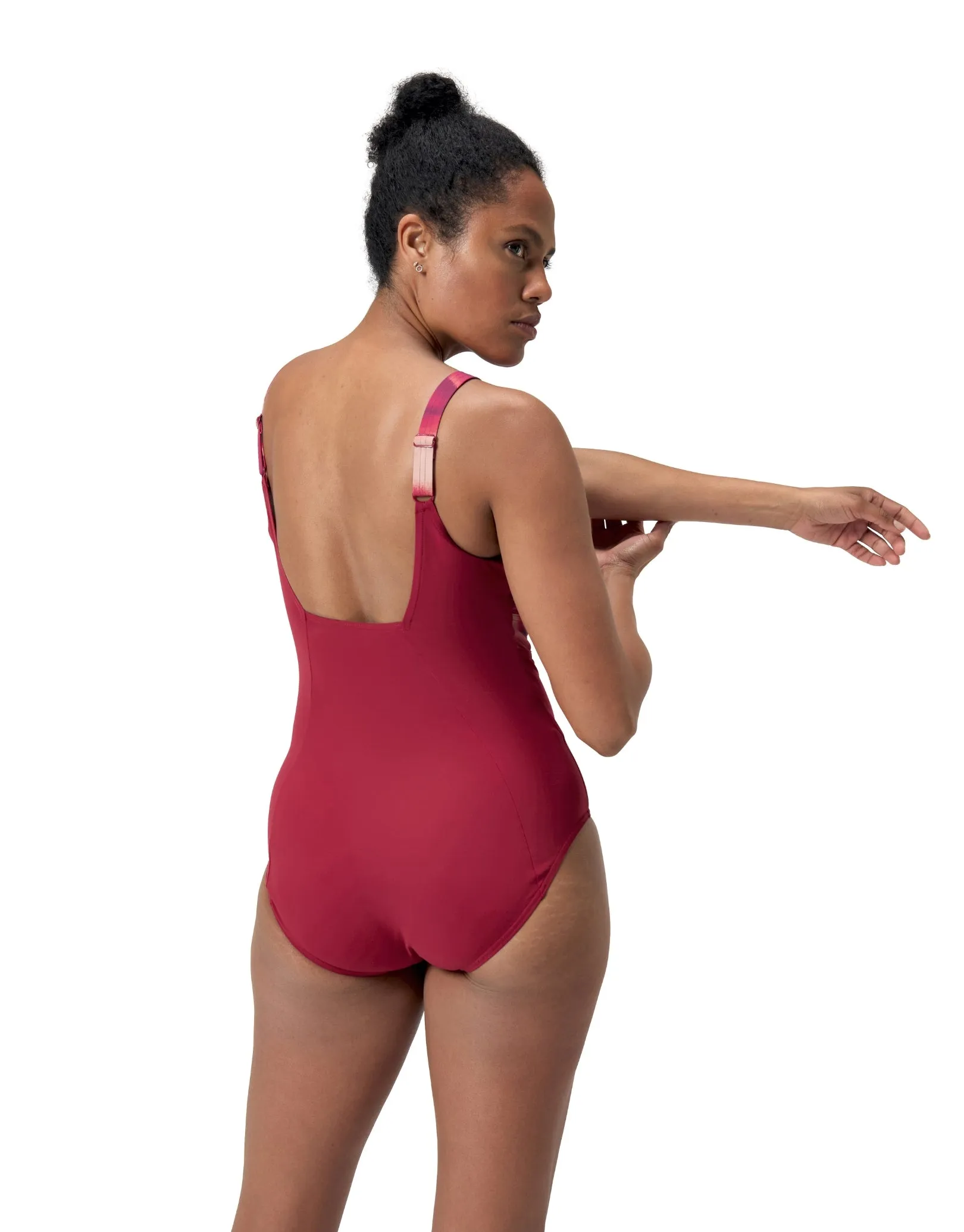 Speedo Shaping ContourEclipse Swimsuit - Red/Purple