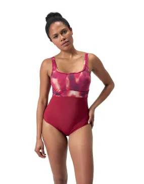 Speedo Shaping ContourEclipse Swimsuit - Red/Purple