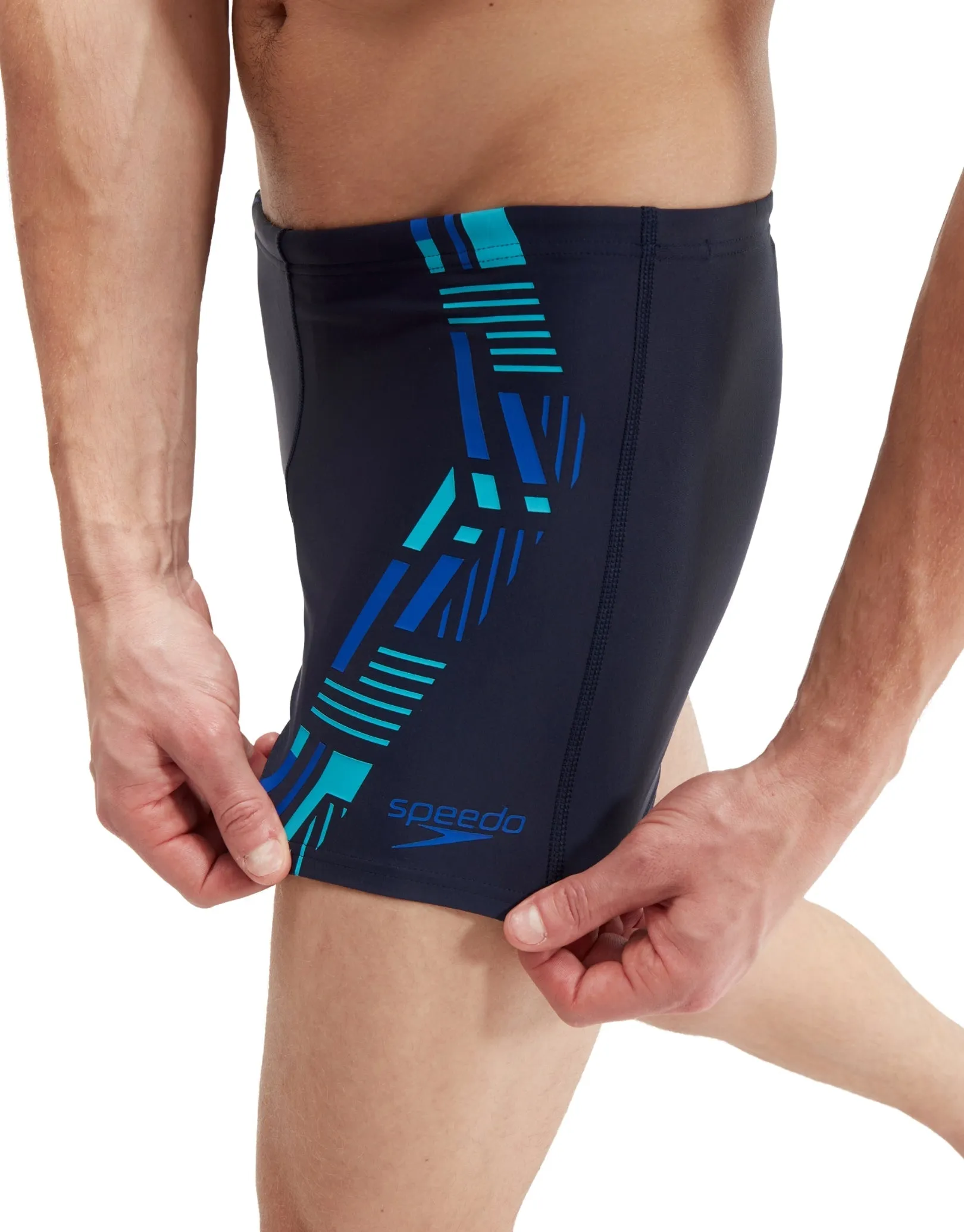 Speedo Technical Printed Aquashort - Navy/Blue