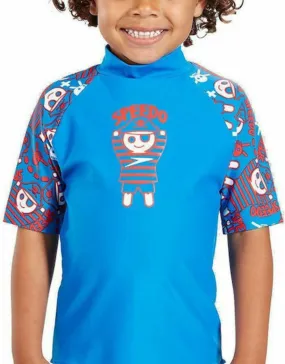 Speedo Tots Boys Pirates Sun Protection T-Shirt - Blue