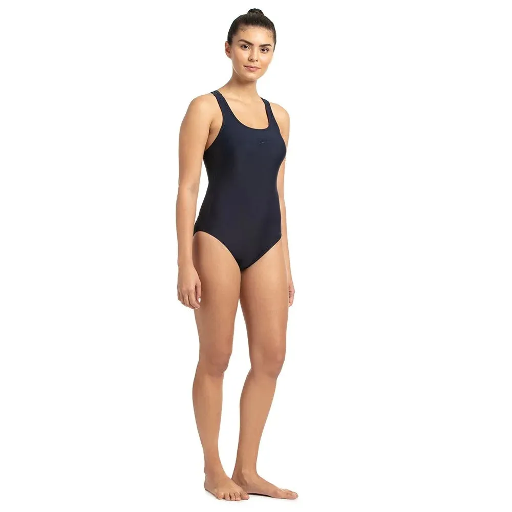 Speedo Women's Lycra Racerback One-Piece (True Navy)