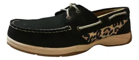 Sperry Top-Sider Womens Intrepid (US), Black/Leopard)