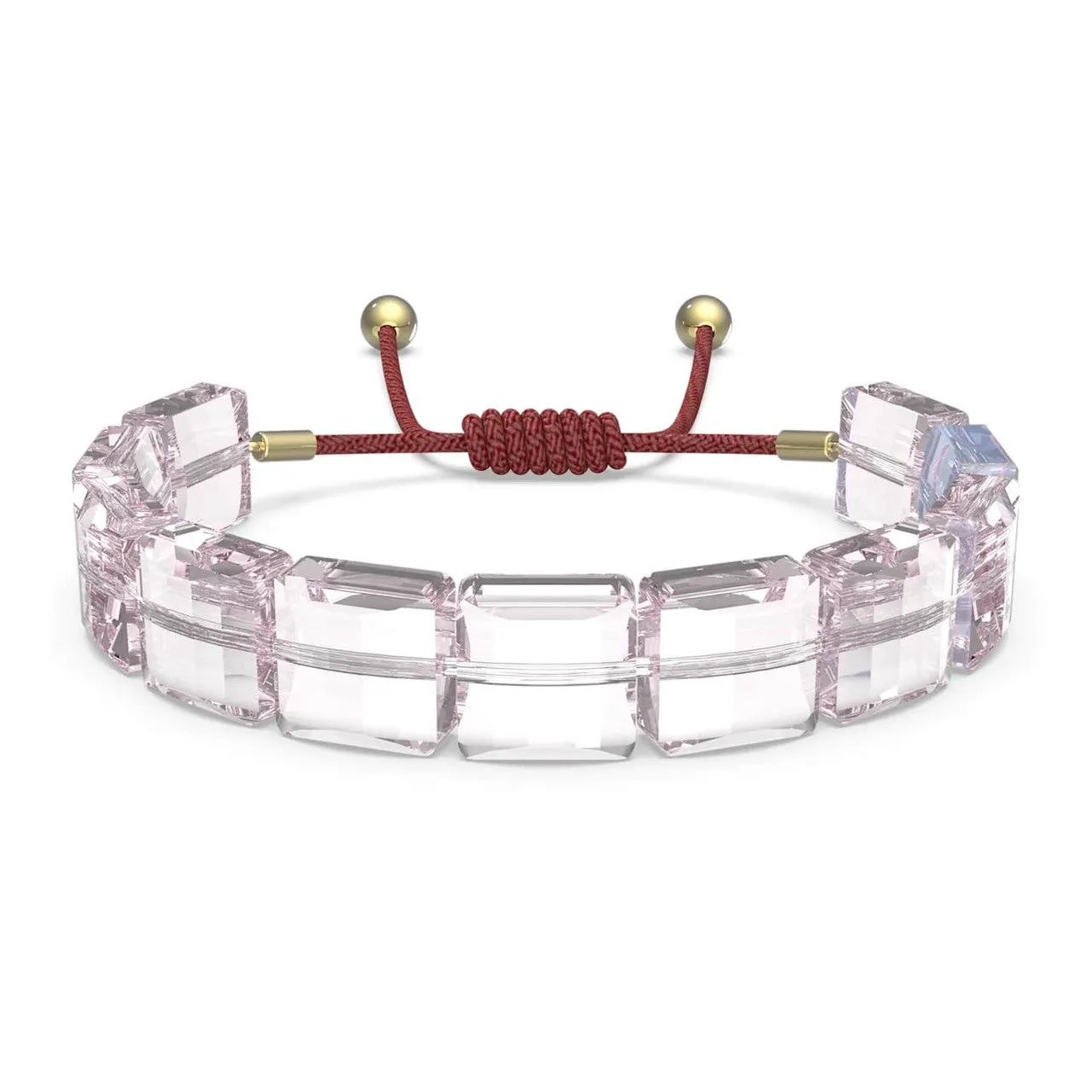 Swarovski Letra Bracelet HEART, Pink, Gold-Tone Plated - 5615001