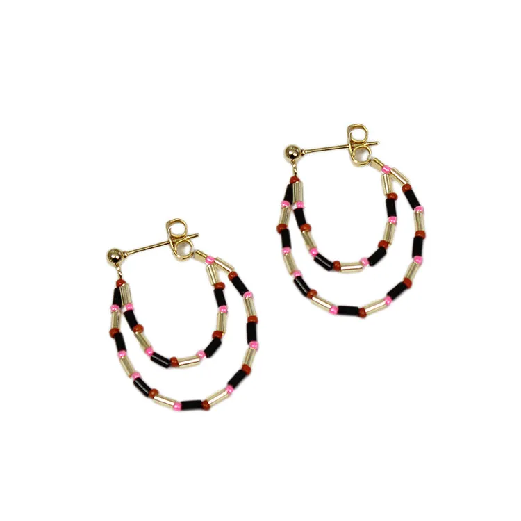 Swoop Earring / Pink Gold