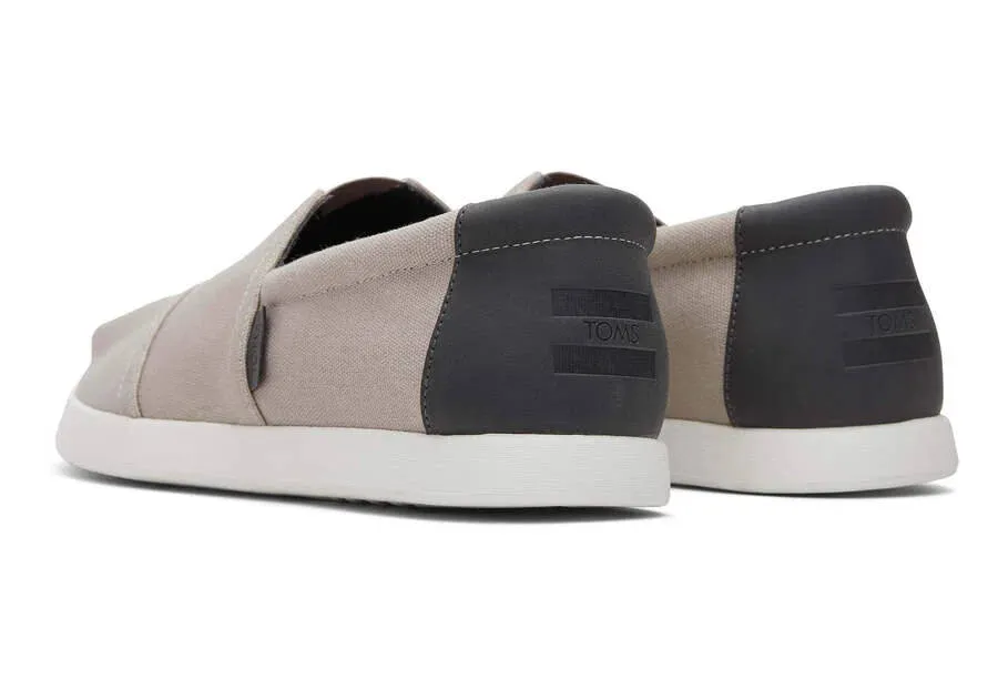 Toms Mens Alp Fwd Pebble Grey Multi Nubuck Synthetic Trim