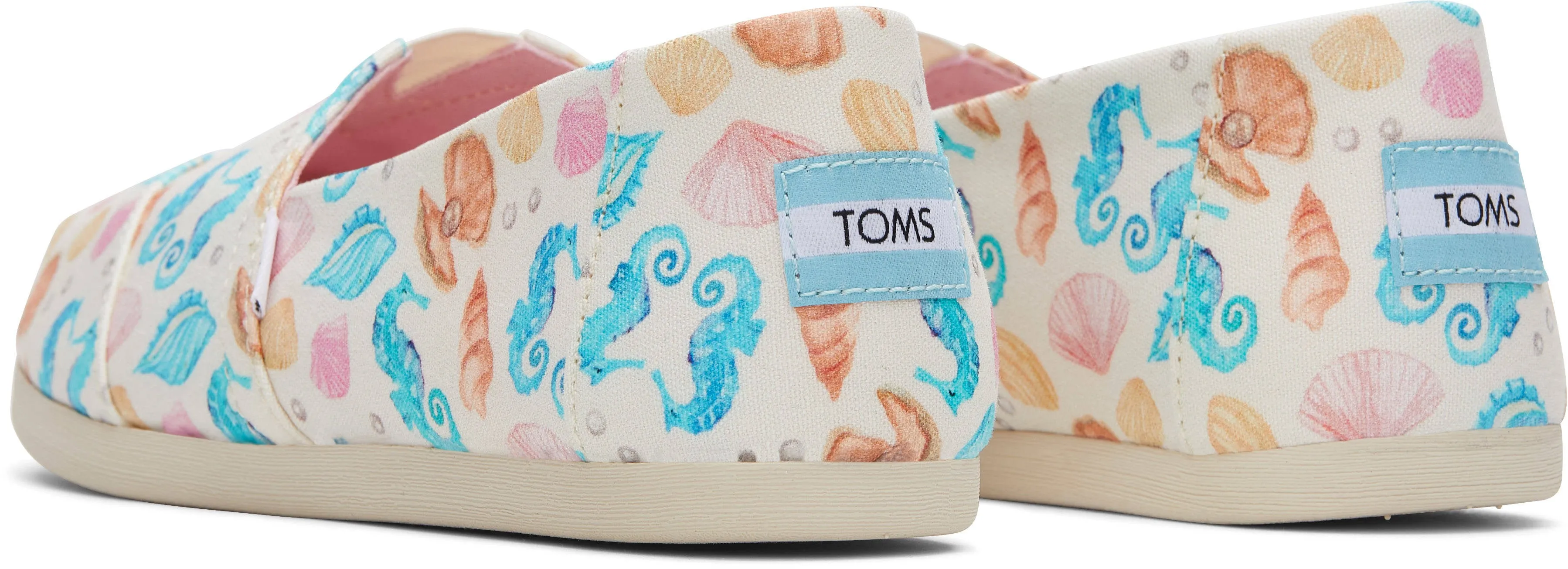 Toms Womens Alpargata Natural Seashell Print