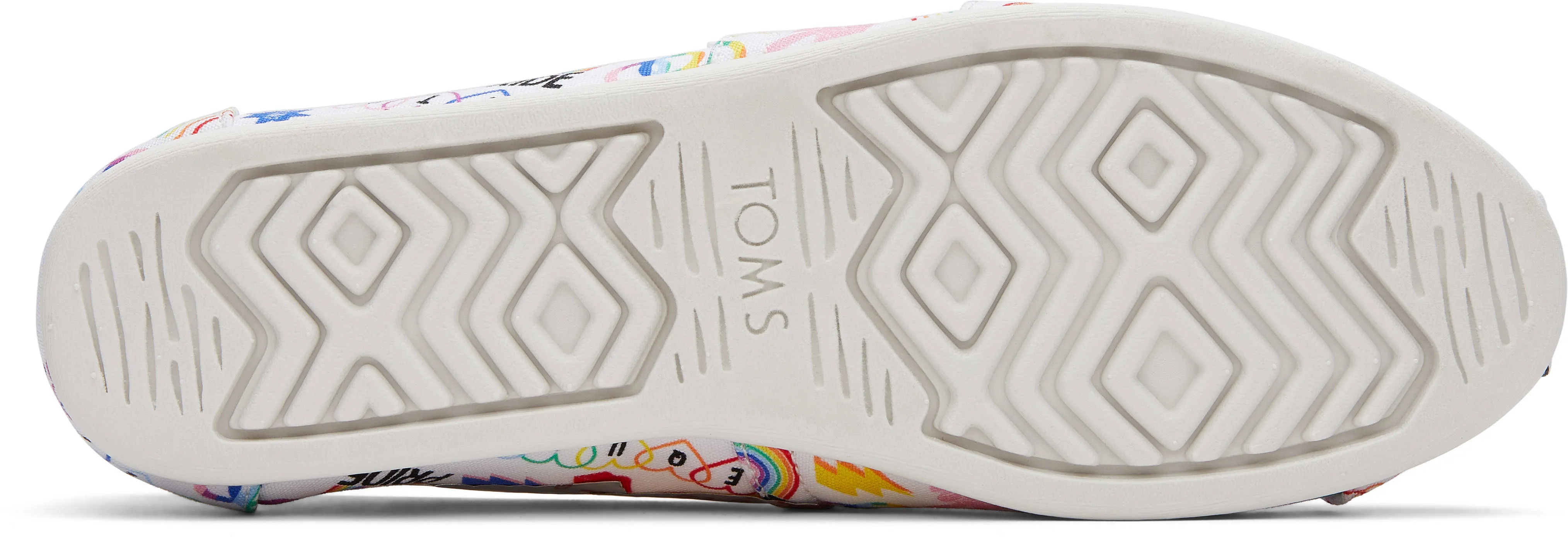 Toms Womens Alpargata White Multi Unity Print