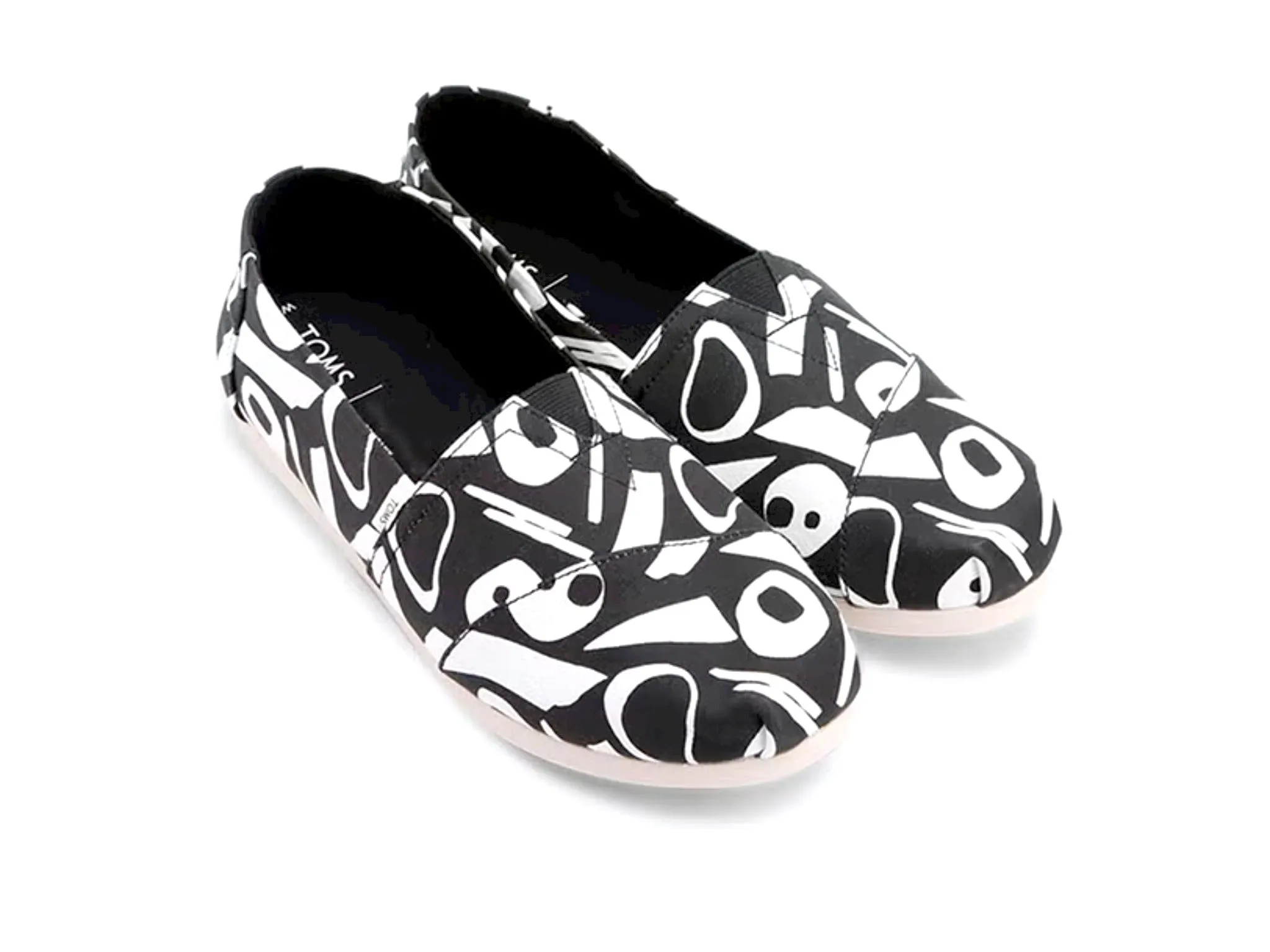 Toms Women's Classic Alpargata Abstract Canvas Print Slip On Shoe