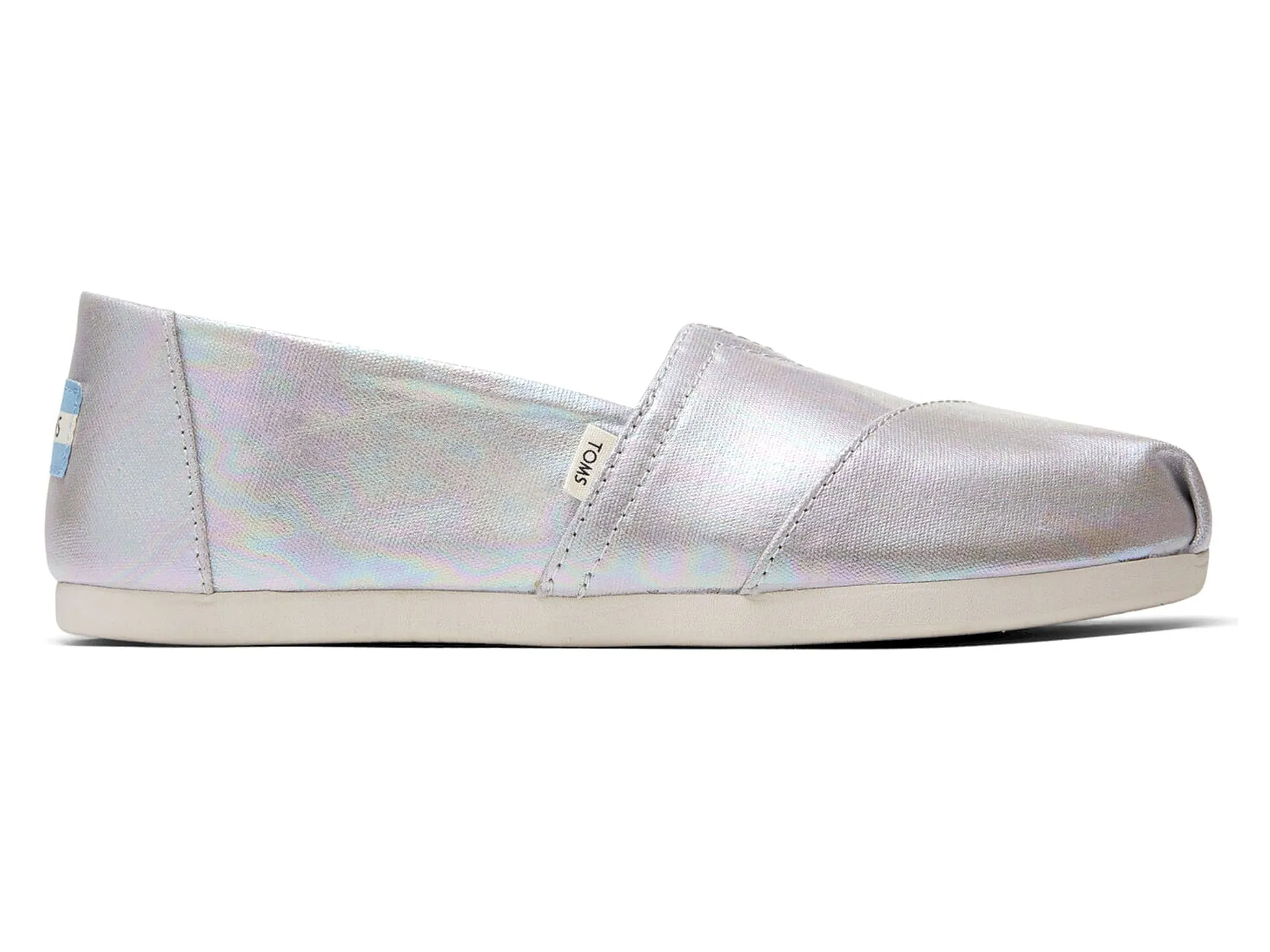 Toms Women's Classic Black Pearlized Metallic Canvas