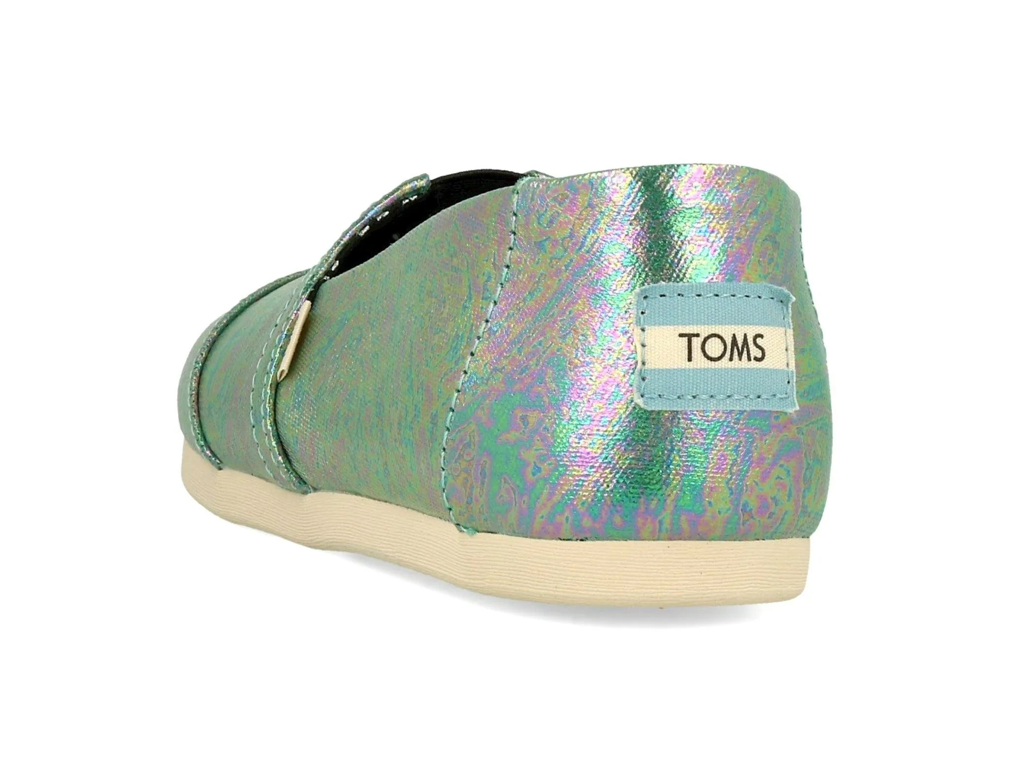 Toms Women's Classic Black Pearlized Metallic Canvas