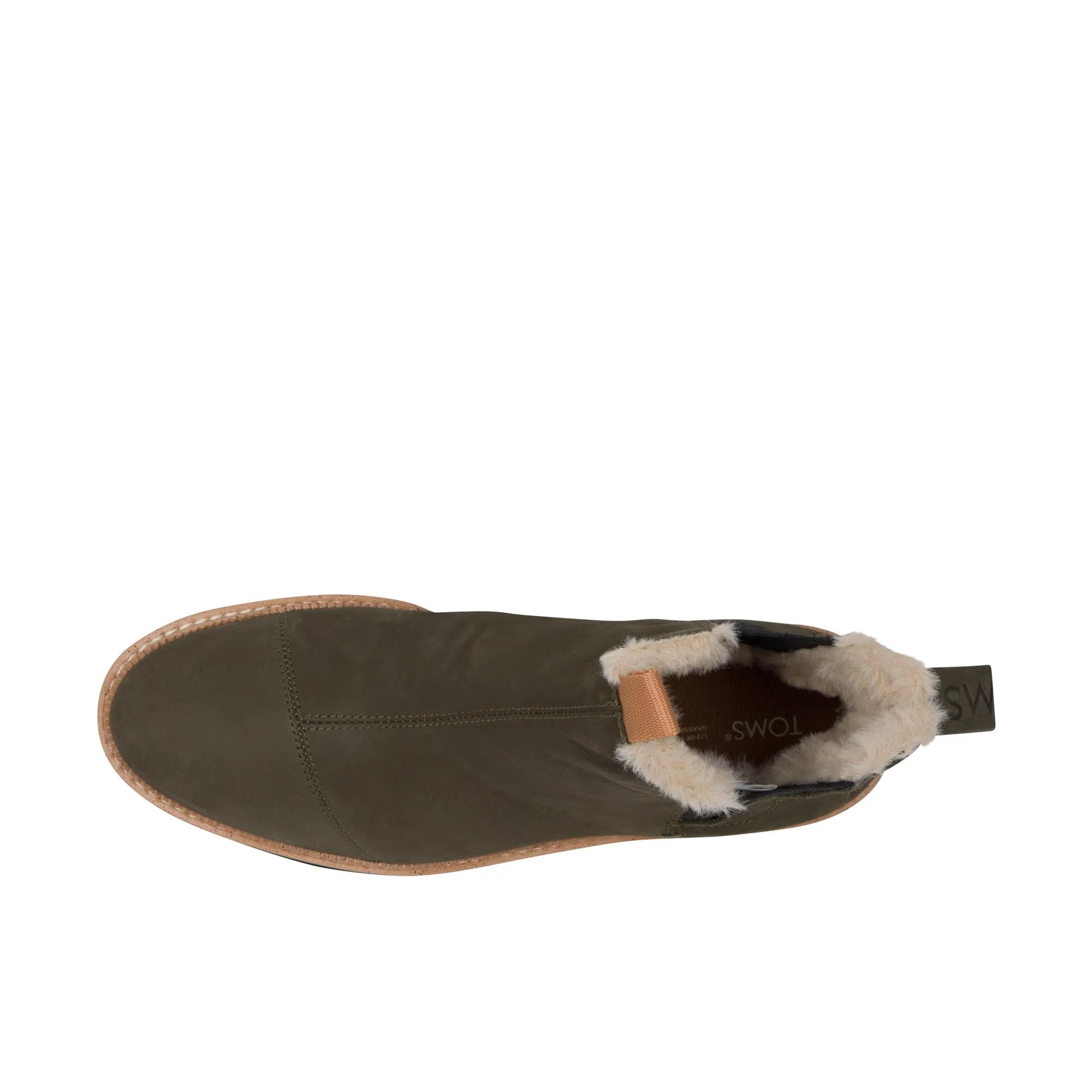 TOMS Womens Dakota Water Resistant Oiled Nubuck Tarmac Olive