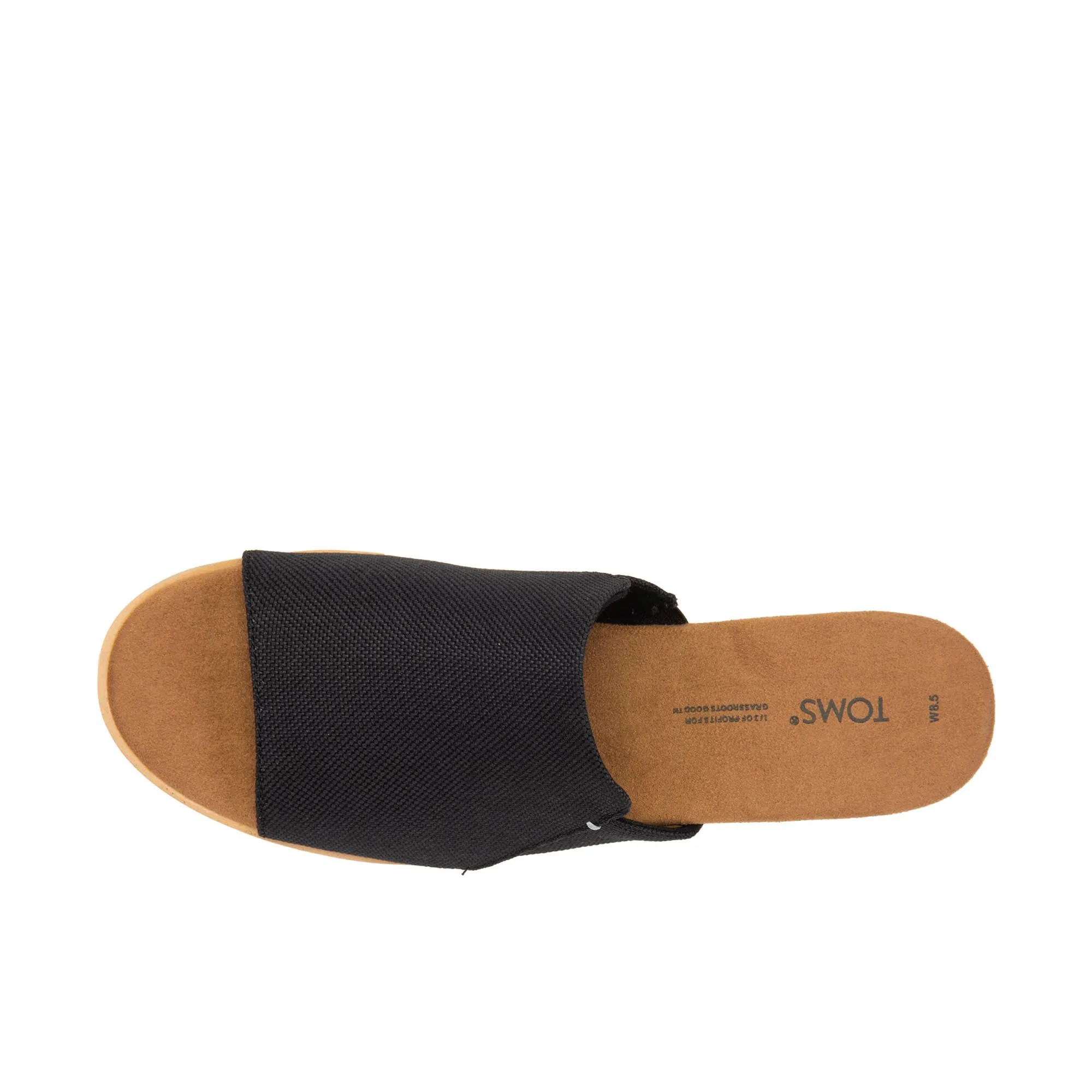 TOMS Womens Diana Mule Sandal Black