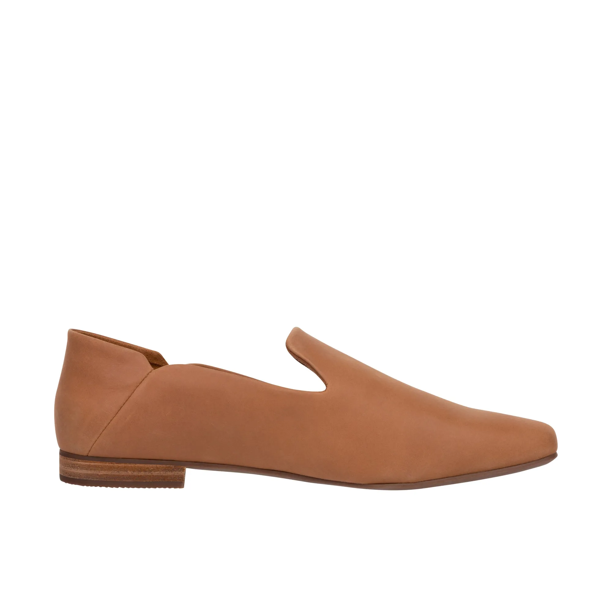 TOMS Womens Lara Flat Brown Sugar Leather