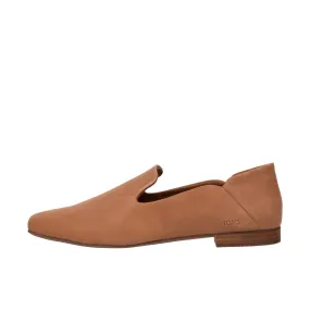 TOMS Womens Lara Flat Brown Sugar Leather