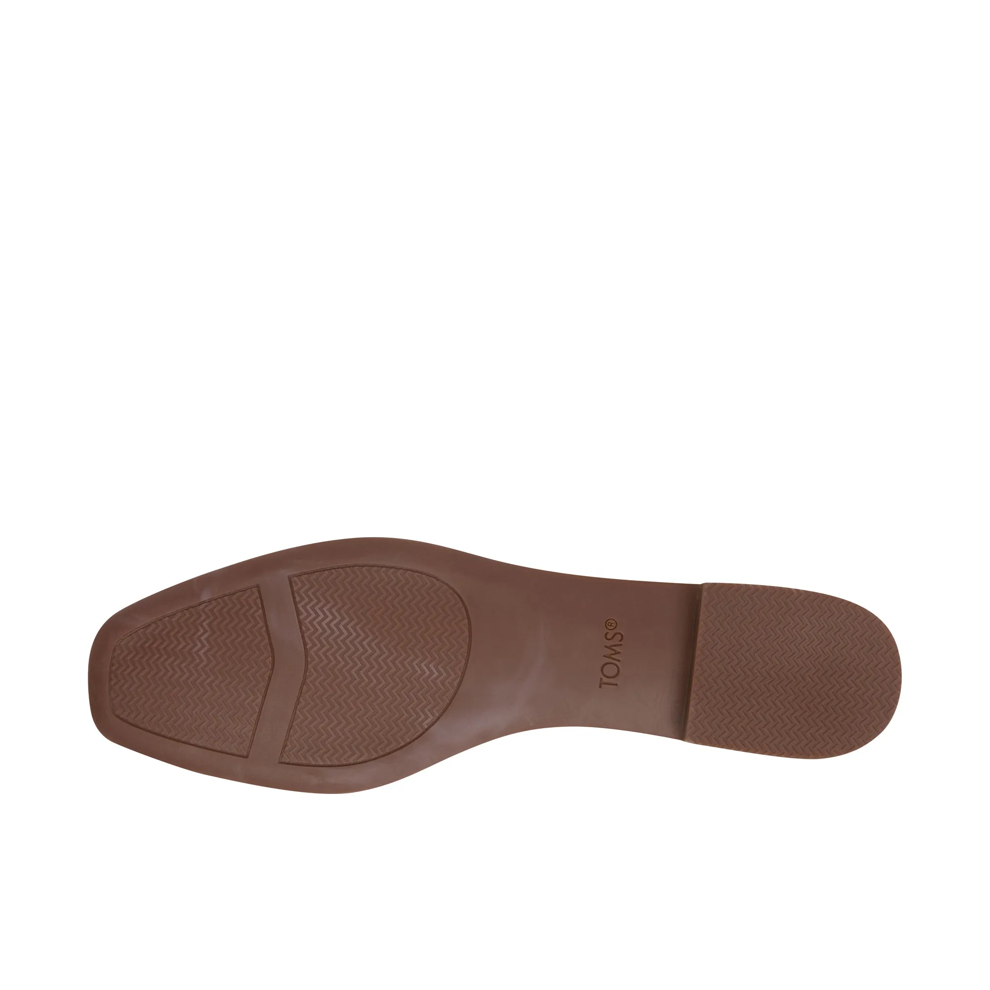 TOMS Womens Lara Flat Brown Sugar Leather