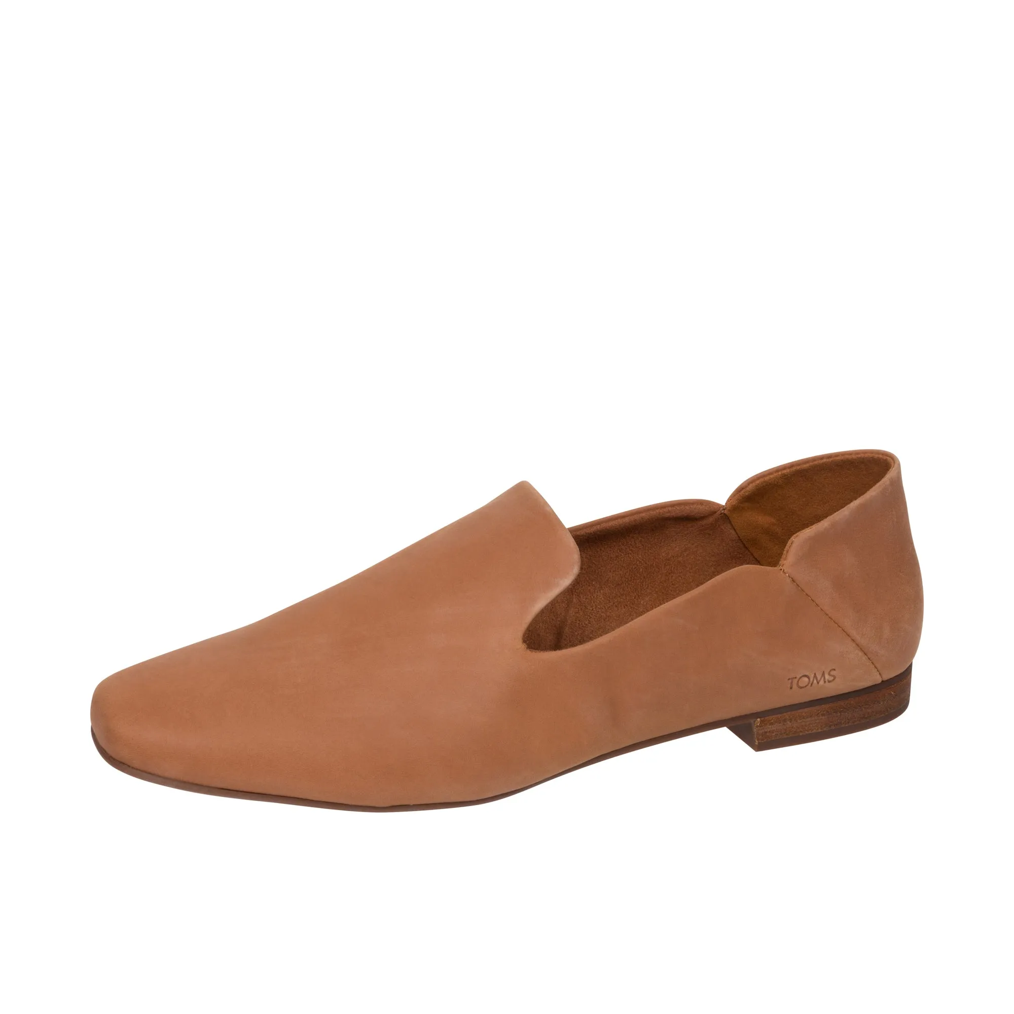 TOMS Womens Lara Flat Brown Sugar Leather