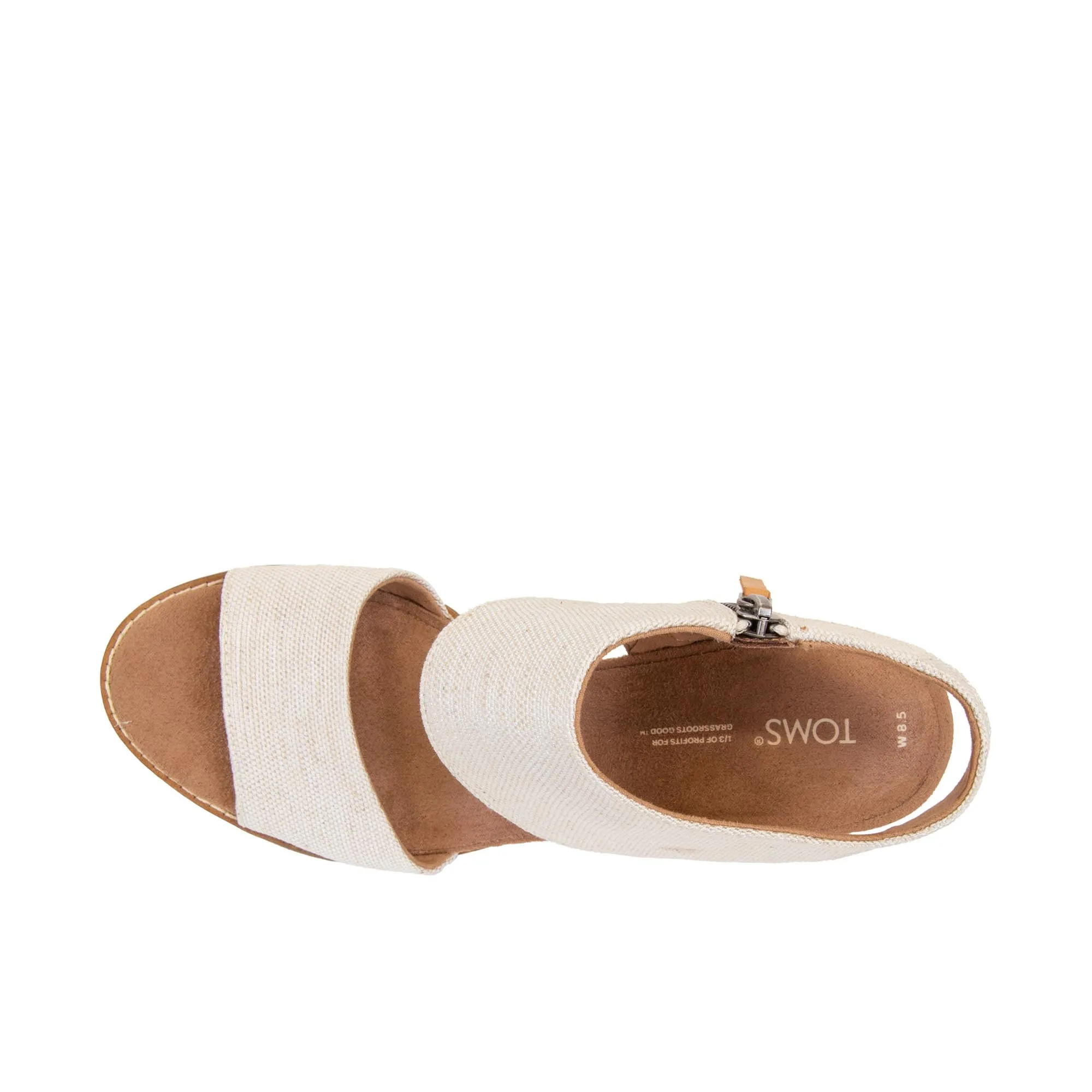 TOMS Womens Majorca Cutout Natural Yarn Dye