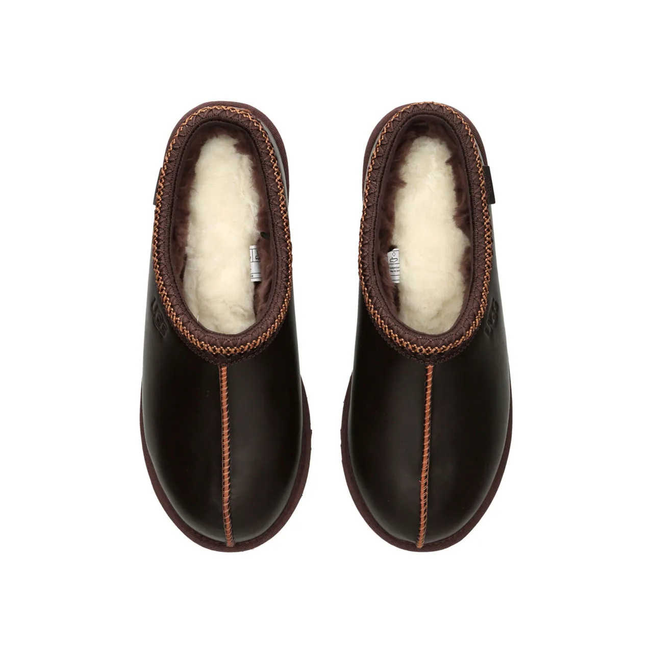 UGG Tasman Leather Slippers - Brown