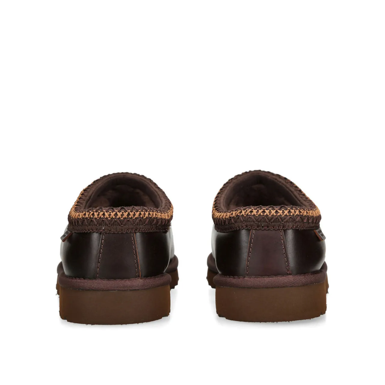 UGG Tasman Leather Slippers - Brown