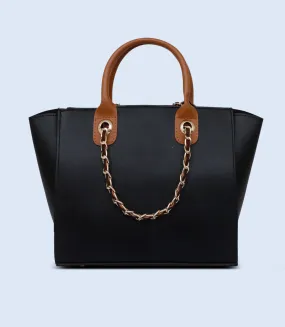 WB2630-BLACK-Women Trendy Bag