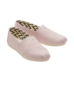 Womens/ladies alpargata heritage canvas espadrilles ballet pink Toms