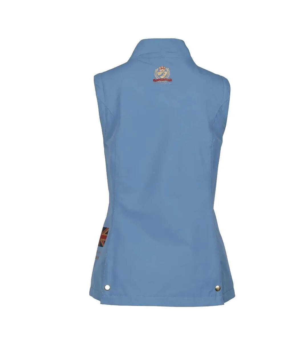 Womens/ladies team riding gilet steel blue Aubrion