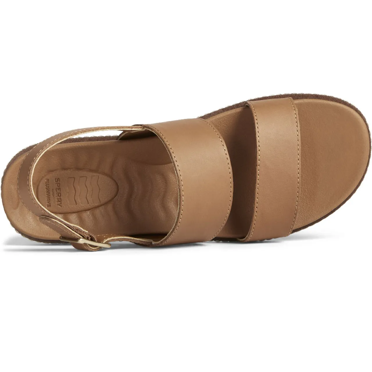 Women's Sperry Topsider Waveside Plushwave Backstrap Sandal - Tan