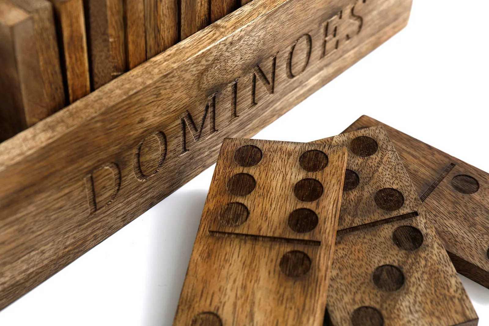 Wooden Dominoes Set